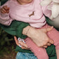 Dackel-Sweatshirt in Rosa im Doppelpack für Groß und Klein
