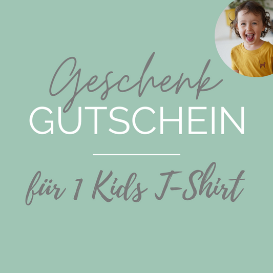 Gutschein für 1 Kids T-Shirt - tierly-Kollektion - Geschenkgutscheine